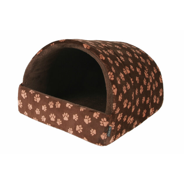 kukana house a61 hnedá s oranzovou labkou-